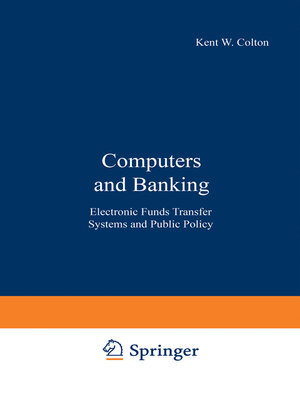 cover image of Computers and Banking